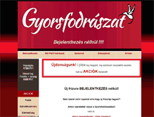 Tablet Screenshot of gyorsfodraszat.hu